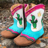 Pecos Cactus Baby Boots