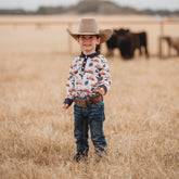 Desert Sky Long Sleeve Polo Shirt