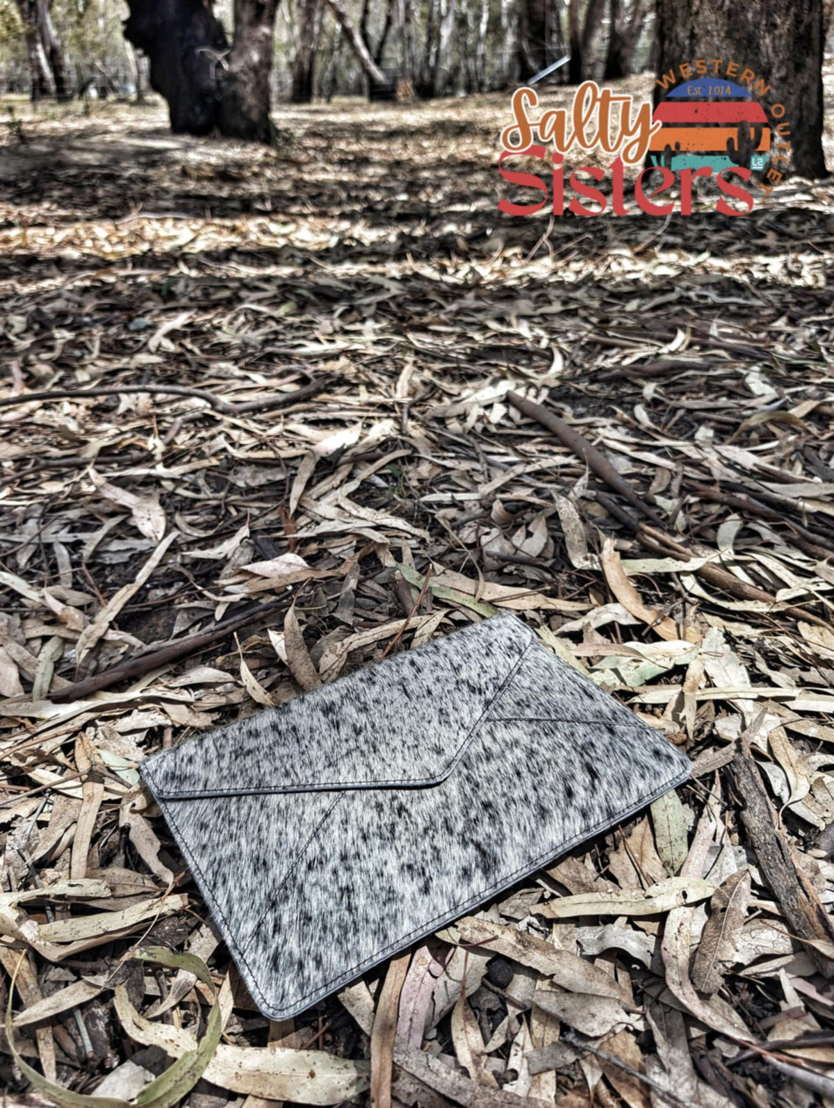 Envelope Cowhide Clutch